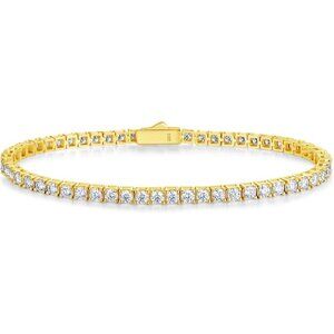 🔥Fancime Tennis Bracelet Women Yellow Carats Lab-Grown Diamond Sterling Jewelry